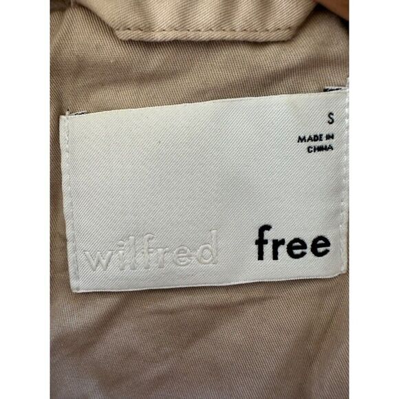 Aritzia Wilfred Free The Teddy Jacket Zip Up Sherpa in Tan Small Oversized - Picture 5 of 12
